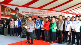 Kapolri Gelorakan Visi Indonesia Emas 2045 di Titik Nol IKN Saat Gelar Bakti Kesehatan