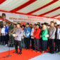 Kapolri Gelorakan Visi Indonesia Emas 2045 di Titik Nol IKN Saat Gelar Bakti Kesehatan