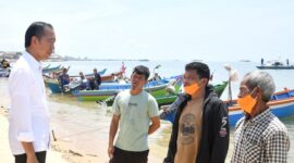 Dialog dengan Para Nelayan, Presiden Serap Keluhan Nelayan di Bangka Barat