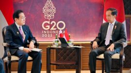 Presiden Jokowi Lakukan Pertemuan Bilateral dengan Perdana Menteri Jepang Fumio Kishida