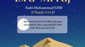 Portal Berita Terkinipost.com Mengucapkan Selamat Memperingati Isra Mi’raj 1444H/2023