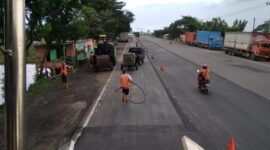Jalan nasional Pantai Utara Jawa alias jalur Pantura. (Dok. Pu.go.id)
