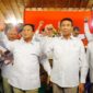 Ketua Umum Partai Gerindra, Prabowo Subianto bersama mantan Ketua Umum Hanura, Wiranto. (Dok. Tim Media Prabowo Subainto)