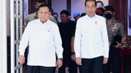 Presiden Joko Widodo (Jokowi) bersama Menteri Pertahanan Prabowo Subianto. (Dok. Tim Media Prabowo Subianto)