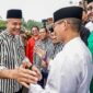 Ketua Badan Pemenangan Pemilu (Bapilu) Partai Persatuan Pembangunan (PPP) Sandiaga Uno bersama Gubernur Jateng Ganjar Pranowo. (Instagram.com/@sandiuno)