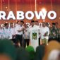 Ketua Umum Partai Gerindra Prabowo Subianto Menghadiri Perayaan Milad ke-25 PBB yang digelar di ICE BSD, Tangerang, Minggu, 30 Juli 2023. (Dok. Tim Media Prabowo)