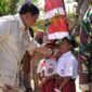 Menteri Pertahanan Prabowo Subianto di acara peresmian 16 titik air di Dusun Upunyor, Kabupaten Maluku Barat Daya (MBD). (Dok. Tim Media Prabowo Subianto)