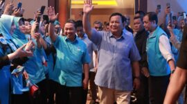 Partai Gelora Indonesia resmi mendukung Prabowo Subianto maju sebagai bakal calon presiden untuk Pemilihan Presiden (Pilpres) 2024. (Dok. Tim Media Prabowo Subianto)
