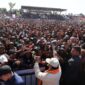 Ketua Umum Partai Gerindra Prabowo Subianto menghadiri acara Deklarasi Masyarakat Perbatasan mendukung Prabowo Subianto Presiden RI 2024. (Dok. Tim Media Prabowo Subianto)
