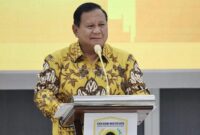 Menteri Pertahanan RI, Prabowo Subianto. (Facbook.com/@Prabowo Subianto)