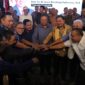 Keluarga besar Koalisi Indonesia Maju menerima Silahturahmi dari Presiden RI ke - 6 Susilo Bambang Yudhoyono bersama Agus Harimurti Yudhoyono. (Dok. TIm Media Prabowo)
