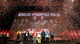 Capres Koalisi Indonesia Maju Prabowo Subianto menghadiri deklarasi Partai Solidaritas Indonesia (PSI) untuk dukungannya pada Pilpres 2024 mendatang. (Dok. TIm Media Prabowo Subianto)
