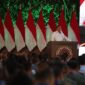 Menteri Pertahanan Prabowo Subianto membuka 'Simposium Geopolitik & Geostrategis Global serta Pengaruhnya terhadap Indonesia' di Kementerian Pertahanan. (Dok. Tim Media Prabowo Subianto)