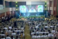 Calon presiden nomor urut 2, Prabowo Subianto melalui sambungan virtual usai Asosiasi Pedagang Pasar Seluruh Indonesia (APPSI) mendeklarasikan dukungan terhadap dirinya dan Gibran Rakabuming Raka. (Dok. Tim Media Prabowo)