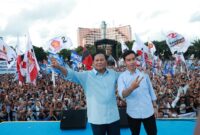 Pasangan Capres Cawapres nomor urut 2 Prabowo Subianto dan Gibran Rakabuming Raka di Kota Semarang, Jawa Tengah. (Dok. TKN Prabowo Gibran)