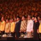 HUT ke-60 Partai Golkar yang diselenggarakan di Sentul International Convention Center, Bogor, Jawa Barat, Kamis (13/12/2024) malam. (Instagram.com/@prabowo)