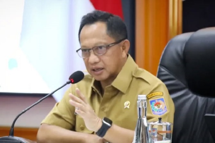 Menteri dalam Negeri 3. Tito Karnavian saat memberi keterangan soal inflasi pangan 2,31 persen.. (Facebook.com @Tito Karnavian)