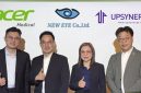 From left to right: Acer Medical Chairman and CEO Allen Lien; Neweye CEO MR. SOMYOT PONGSANGIAM; Neweye Vice President MRS. SURATTANA PONGSANGIAM; and Univision Taiwan General Manager Bryan Chiu.