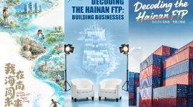 Posters for the three series of Decoding the Hainan FTP