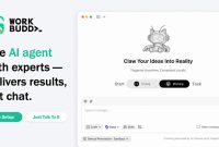 WorkBuddy (atas) dan Miora (bawah) merupakan dua agen AI terbaru yang melengkapi "agent playground" milik Tencent Cloud yang terus berekspansi.