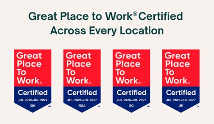 Lancia Consult Raih Great Place To Work® Certification™ di Empat Negara Lancia Consult Raih Great Place To Work® Certification™ di Empat Negara