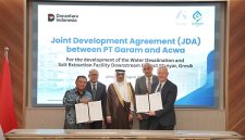 Acwa menandatangani perjanjian pengembangan bersama dengan PT GARAM untuk proyek integrasi desalinasi air laut dan garam industri dengan skala utilitas yang pertama di Indonesia Acwa menandatangani perjanjian pengembangan bersama dengan PT GARAM untuk proyek integrasi desalinasi air laut dan garam industri dengan skala utilitas yang pertama di Indonesia