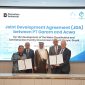 Acwa menandatangani perjanjian pengembangan bersama dengan PT GARAM untuk proyek integrasi desalinasi air laut dan garam industri dengan skala utilitas yang pertama di Indonesia