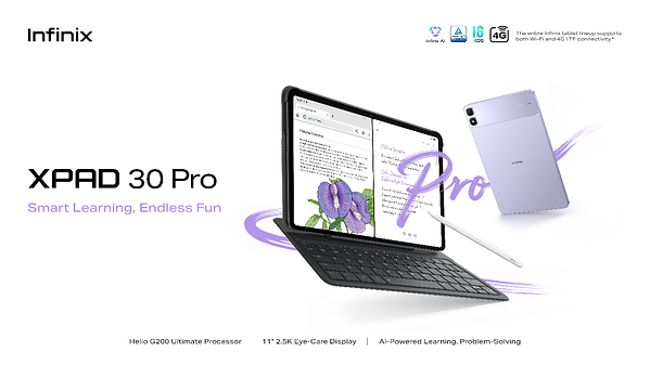 Infinix Resmi Luncurkan XPAD 30 Pro Secara Global, Tablet Serbaguna untuk Belajar dan Hiburan Generasi Muda Infinix Resmi Luncurkan XPAD 30 Pro Secara Global, Tablet Serbaguna untuk Belajar dan Hiburan Generasi Muda