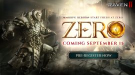 RAVEN2 BUKA PRAREGISTRASI UNTUK FRESH START SERVER “ZERO”
