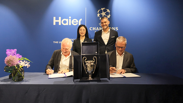 Haier Jalin Kemitraan Global dengan UEFA Champions League Haier Jalin Kemitraan Global dengan UEFA Champions League