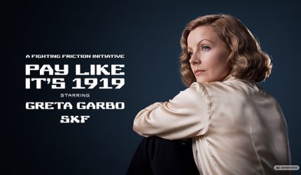 Greta Garbo kembali-membintangi inisiatif SKF untuk mengatasi gesekan Greta Garbo kembali-membintangi inisiatif SKF untuk mengatasi gesekan