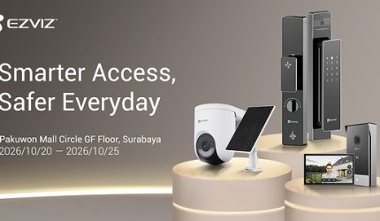 Mewujudkan pengalaman hidup yang lebih baik, EZVIZ memulai roadshow-nya di Indonesia untuk mendefinisikan ulang konsep rumah pintar, dimulai dengan sistem akses yang lebih cerdas melalui portofolio produk smart lock yang memenangkan penghargaan