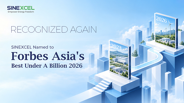 SINEXCEL Kembali Tercantum dalam Daftar “Forbes Asia’s Best Under A Billion 2026” untuk Kedua Kalinya